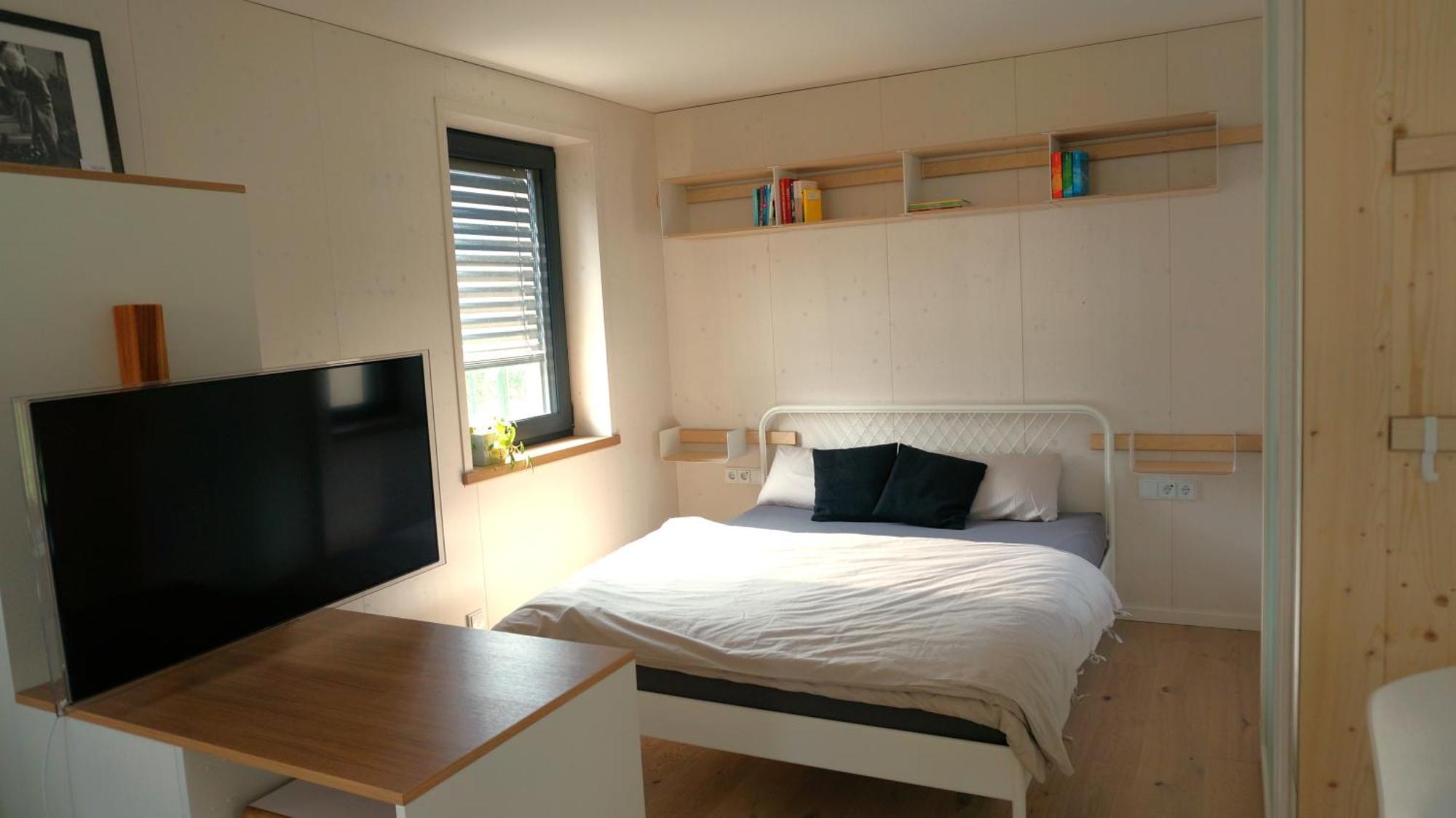 グリンマ Tiny Design-Modulhaus Mit 33 M²ヴィラ エクステリア 写真